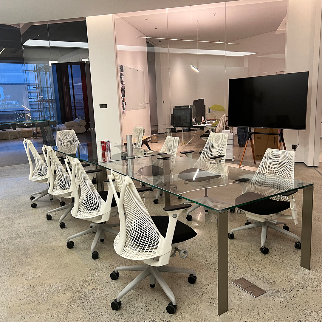 EF Glass Office Table Lesign Studio